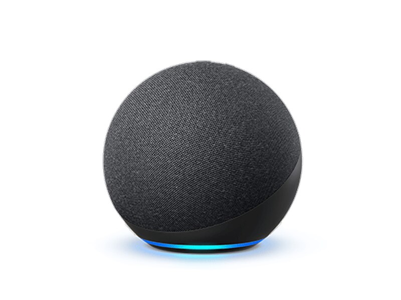Le haut-parleur intelligent Amazon Echo, équipé de l’assistant vocal Alexa. 