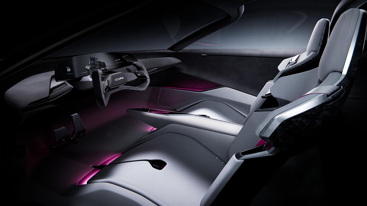 Acura NEXERA Vision concept model shown