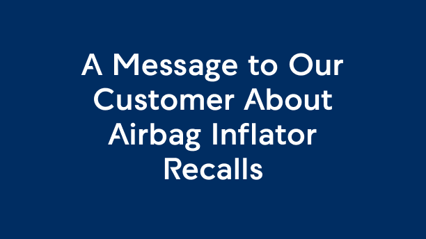 Airbag Inflator Recalls