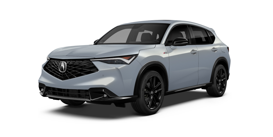 Acura ADX blanc avec le logo ADX au-dessus