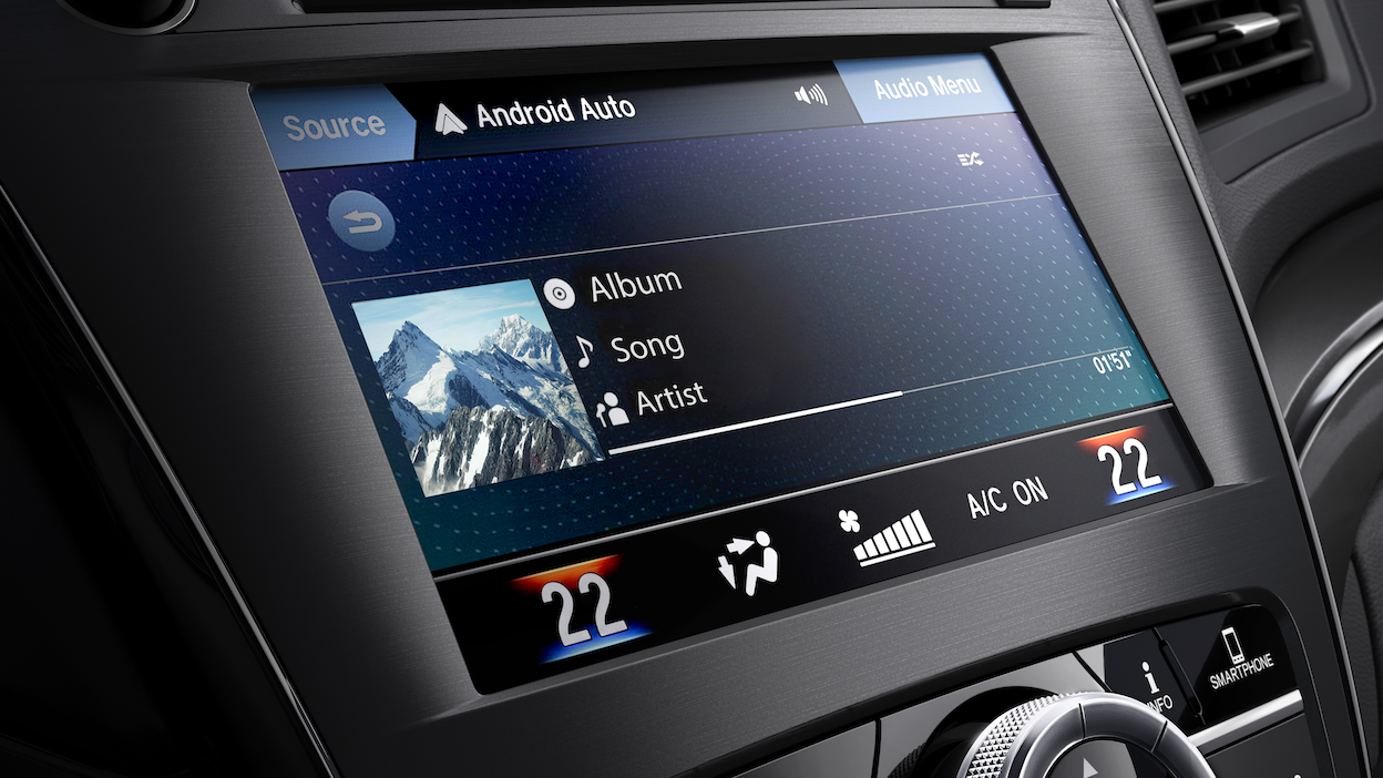 Image of 2022 ILX Dash with Audio display.