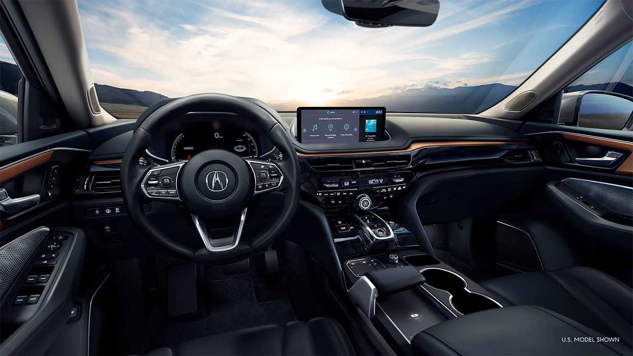 The cockpit of an MDX.