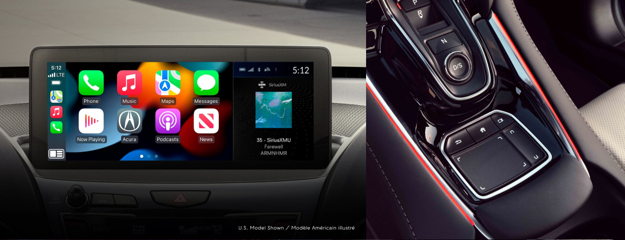 View of the True Touchpad inside the cockpit.