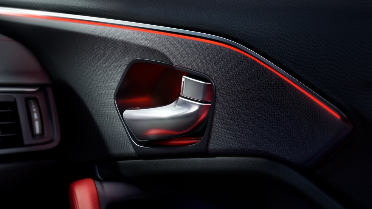 A dial inside a TLX.