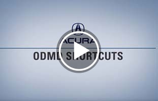 Creating Shortcuts in Acuras ODMD