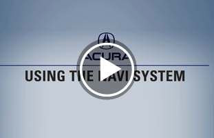 Using the Navigation System in Acura's ODMD